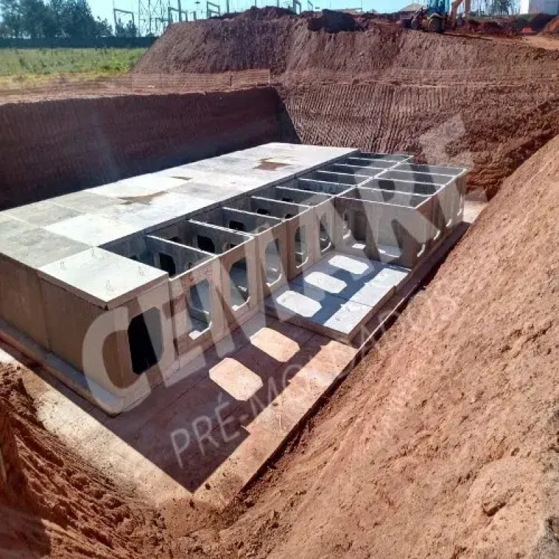 Caixa de Inspeção Elétrica em Concreto Anhumas - Caixa de Concreto para água Pluvial