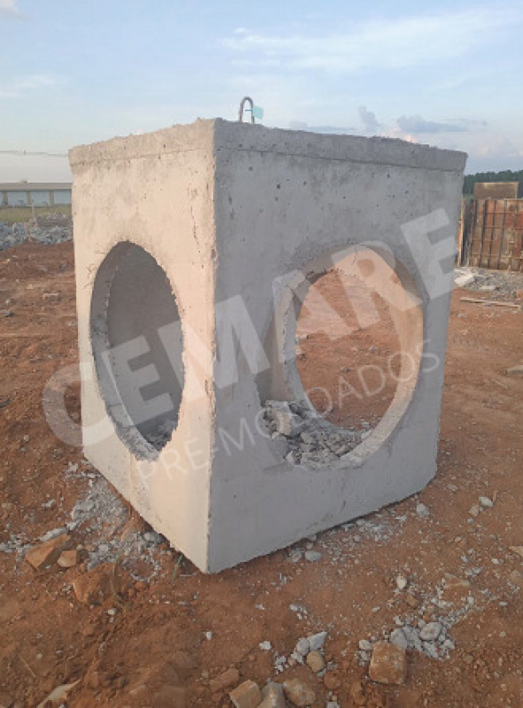 Caixas de Concreto para Esgoto Araraquara - Caixa de Concreto Pré Moldada