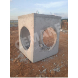 caixa de passagem de concreto 60x60 valor Igaraçu do Tietê