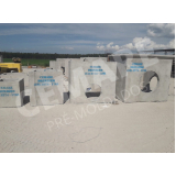 caixa de passagem de concreto Taquaral