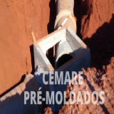caixas de passagem esgoto de concreto Carapicuíba
