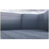 muro de ala de concreto Lavrinhas